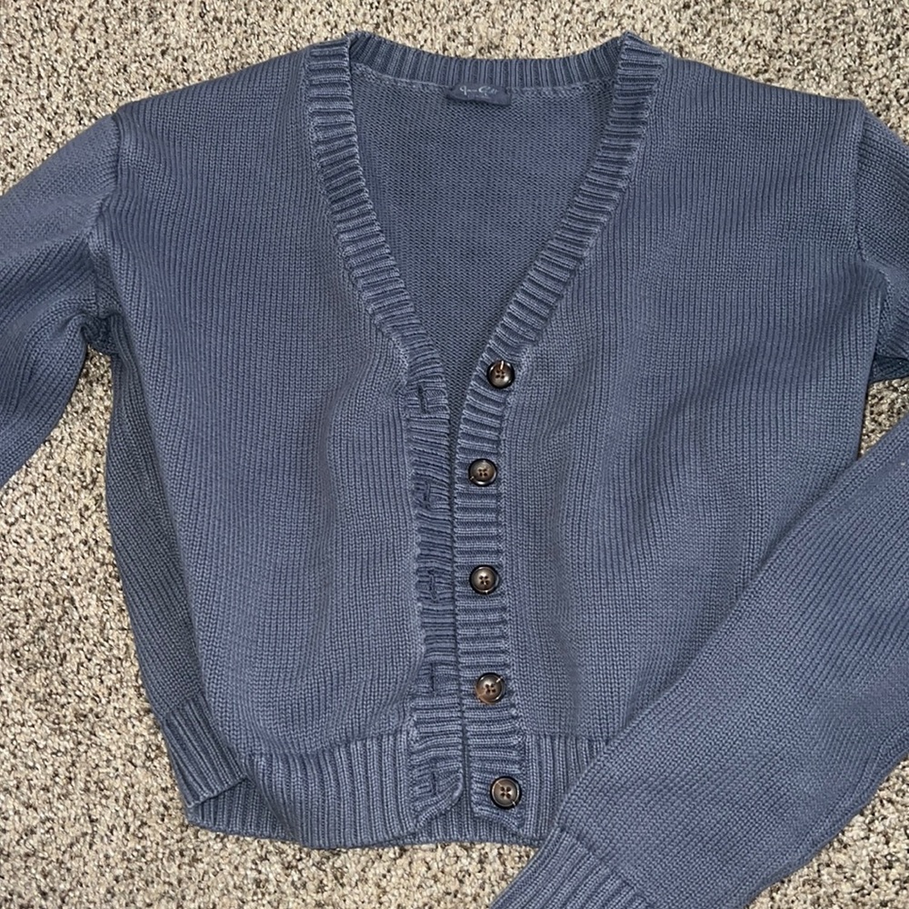 Brandy Melville, blue cardigan